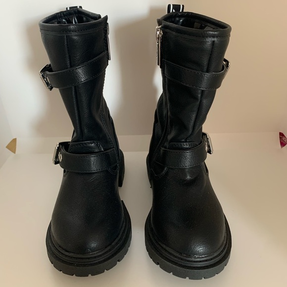 NWT- DKNY GIRL MOTO BOOTS - Picture 3 of 10